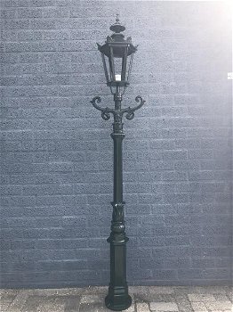 Buitenlamp, lantaarn Amsterdam , aluminium groen ,lamp - 1