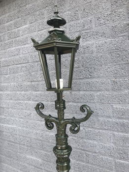 Buitenlamp, lantaarn ,aluminium,215 , groen tuinverlichting - 2