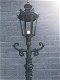 Buitenlamp, gegoten aluminium, groen , parklamp - 2 - Thumbnail