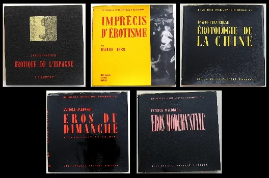 Bibliothèque Internationale d'Érotologie 5 Volumes - 0