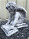 Engel met boek, beeld voor plechtigheid , grafbeeld ,graf - 3 - Thumbnail