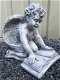 Engel met boek, beeld voor plechtigheid , grafbeeld ,graf - 4 - Thumbnail