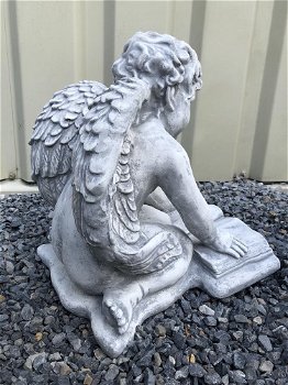 Engel met boek, beeld voor plechtigheid , grafbeeld ,graf - 5