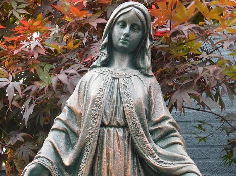 Fraai kerkelijk beeld Maria, polystone , heilige Maria beeld - 6