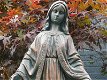 Fraai kerkelijk beeld Maria, polystone , heilige Maria beeld - 6 - Thumbnail