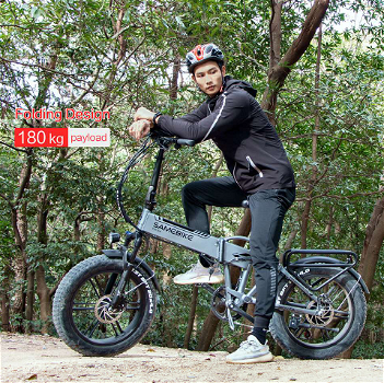 SAMEBIKE XWLX09 20 Inches Fat Tire Electric Bike 500W Motor - 5