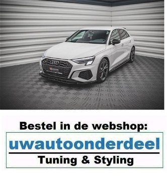 Audi A3 S3 8Y Sportback S Line Splitter Spoiler - 0