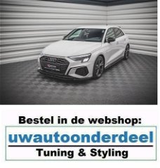 Audi A3 S3 8Y Sportback S Line Splitter Spoiler 