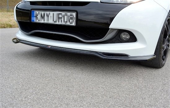 Renault Clio RS Mk3 Facelift Spoiler Lip Splitter - 3
