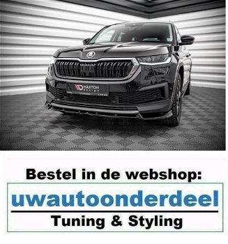 Maxton Design Skoda Kodiaq Facelfit Spoiler Lip Splitter - 0