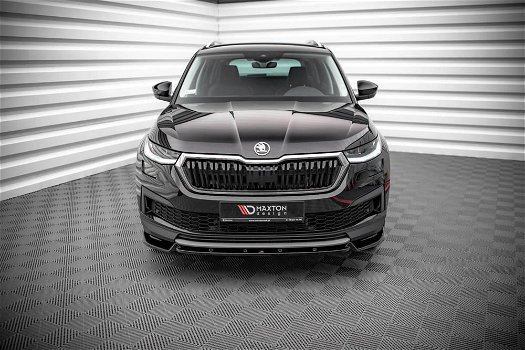 Maxton Design Skoda Kodiaq Facelfit Spoiler Lip Splitter - 2