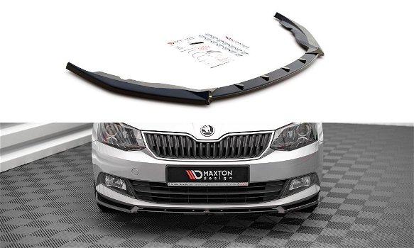 Maxton Design Skoda Fabia MK3 Spoiler Lip Splitter - 3