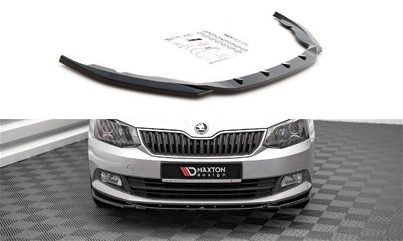 Maxton Design Skoda Fabia MK3 Spoiler Lip Splitter - 4