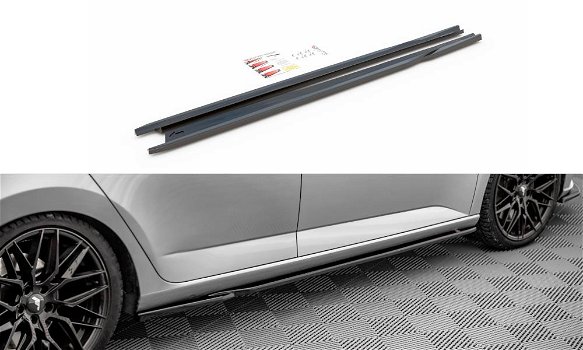 Maxton Design Skoda Fabia MK3 Spoiler Lip Splitter - 7