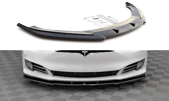 Tesla Model S Facelift Spoiler Lip Splitter - 2