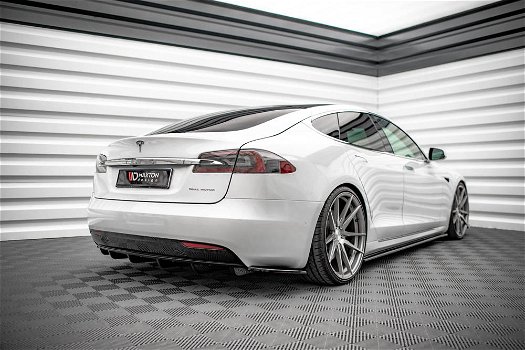 Tesla Model S Facelift Spoiler Lip Splitter - 7