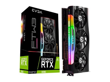 EVGA GeForce RTX 3090 FTW3 ULTRA GAMING Video Card, 24G-P5-3987-KR, 24GB GDDR6X - 1