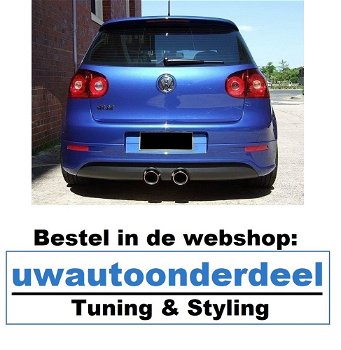 Golf 5 R32 look achterbumper en uitlaat! Gti Tdi Fsi Tsi - 0