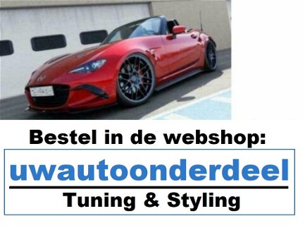 Mazda Mx5 Miata Roadster Spoiler Voorspoiler Skirts Tuning! - 6