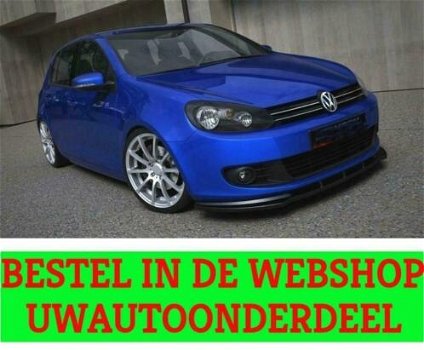 Golf 6 GTI GTD Voorspoiler Spoiler Carbon Pianolak Dsg R20 - 5