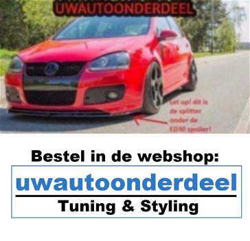 Golf 5 R32 Look Bumper Sideskirts Spoiler uitlaat Tdi Gti - 4