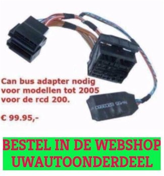 Can Bus Adapter Volkswagen Radio Rcd 200 Delta Polo Golf 4 - 0