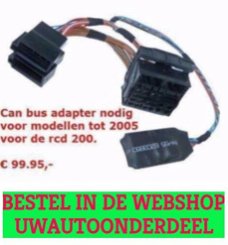 Can Bus Adapter Volkswagen Radio Rcd 200 Delta Polo Golf 4