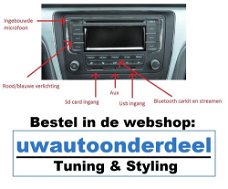 Vw Scirocco Touran Passat CC Bluetooth Radio Cd Usb Aux SD