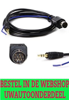 Audi RNS-D RNS D Navigatie Plus Aux kabel Mp3 A3 A4 A6 S4 S6 - 0