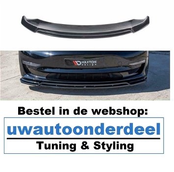 Tesla Model 3 Spoiler Skirt Diffuser Lease Maxton Design - 0