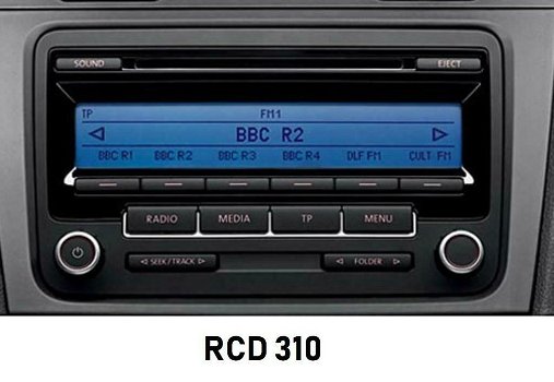 Rcd 310 Rcd 210 Bluetooth Audio Streaming Adapter Aux Rns510 - 5