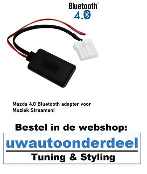 Mazda 2 3 5 MX5 6 RX8 Bluetooth Muziek Streaming Adapter Module - 0