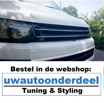 Volkswagen Transporter T5 GP Grill Facelift Multivan Embleem - 0