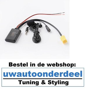 Fiat 500 Bluetooth Carkit Bellen Muziek Streaming Adapter Kabel Aux - 1