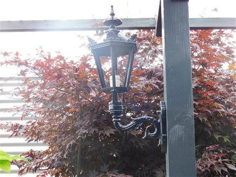 Klassieke tuinlamp, wandlamp, aluminium , zwart,buitenlamp - 3
