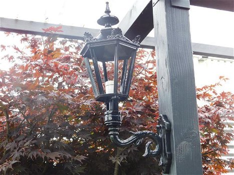 Klassieke tuinlamp, wandlamp, aluminium , zwart,buitenlamp - 4