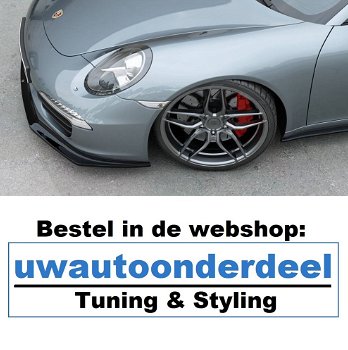 Porsche 911 Carrera 991 Spoiler Splitter Lip Skirt Turbo - 5