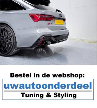 Audi RS6 C8 Spoiler Splitter Lip Skirt Avant S line S6 - 6