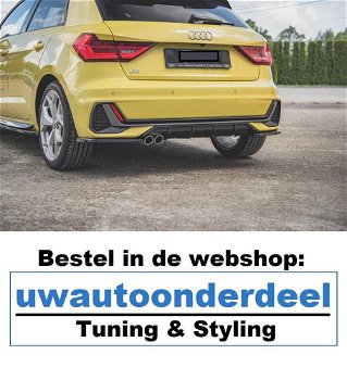 Audi A1 S-Line Line Spoiler Splitter Lip Skirt Maxton Design - 5