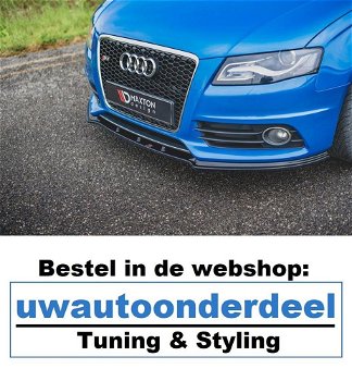 Maxton Design Audi S4 B8 Spoiler Skirts Lip Splitter avant - 0