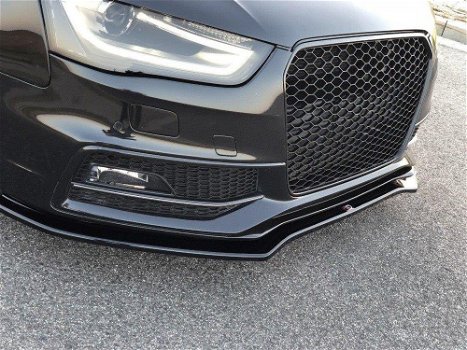 Audi A4 S4 B8 Facelift Spoiler Splitter Skirt Maxton Design - 7