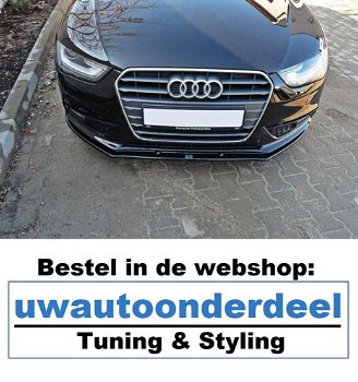 Maxton Design Audi A4 B8 Facelift Spoiler Skirts Splitter - 0