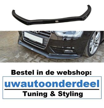 Maxton Design Audi A4 B8 Facelift Spoiler Skirts Splitter - 3