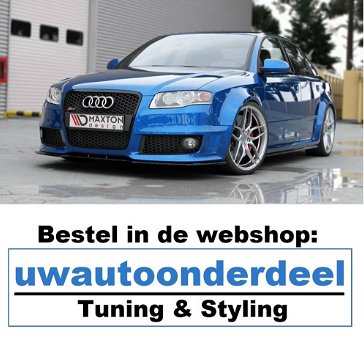 Maxton Design Audi RS4 B7 Spoiler Voorspoiler A4 - 4