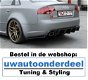 Maxton Design Audi RS4 B7 Spoiler Voorspoiler A4 - 7 - Thumbnail