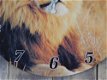Klokn Leeuw , gemaakt van hout,leeuw ,kado,wandklok - 1 - Thumbnail
