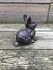 Konijn beeld, gemaakt van gietijzer, konijn,kado - 1 - Thumbnail