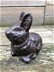 Konijn beeld, gemaakt van gietijzer, konijn,kado - 3 - Thumbnail