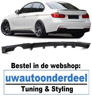 Bmw 3 serie F30 M Pakket Diffuser Performance M3 Enkel - 0