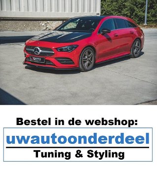 Mercedes CLA Shooting Brake X118 Amg Spoiler Lip Tuning - 5